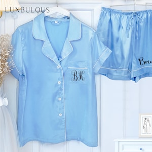 Personalised Bridesmaid Proposal Pajamas, Pyjamas Matching Sets, Womens Pajamas, Bridesmaid Gifts, Bridal Shower Gift, Pjs Set, Gift for Her