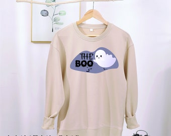 Custom Halloween The Boo Clothing, Halloween costume shirts, Personalized spooky t-shirt print, Custom ghostly apparel,Trick-or-treat Outfit