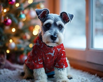 Custom Dog Christmas Shirt, Holiday Pajamas, Dog Birthday Shirt, Pet Lover Gifts, Custom Dog Shirt, Puppy Clothes, Dog Christmas Tee