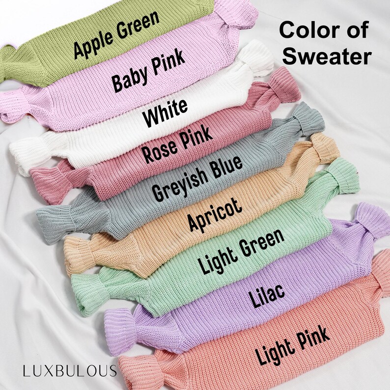 Personalized Kids Jumper, Toddler Sweatshirt, Baby Name Jumper, Newborn Gift, Kids Embroidered Jumper, Personalized Sweater, Baby Gifts image 7