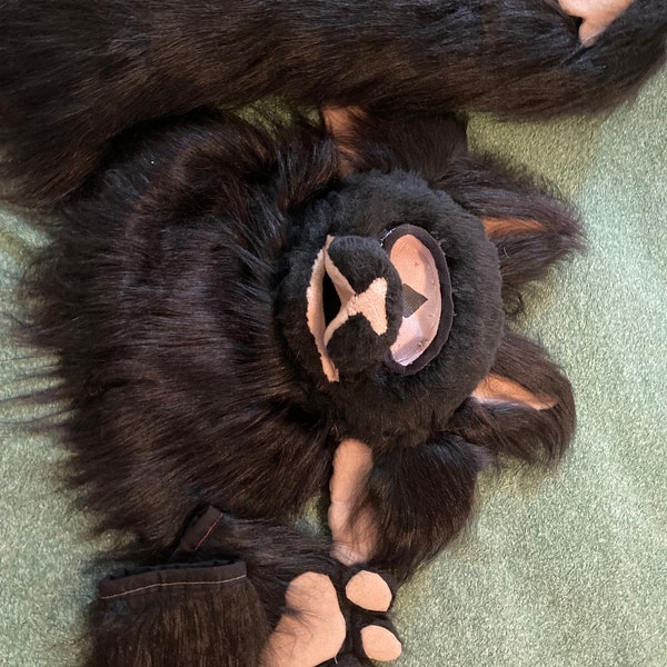 HQ alien cat fursuit partial