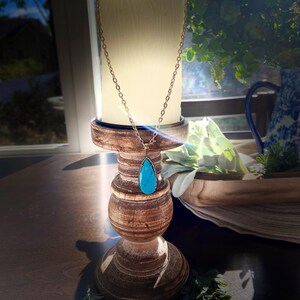 Turquoise pendant necklace