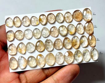 Topacio imperial natural de corte rosa, piedra preciosa suelta de forma libre para la fabricación de joyas.