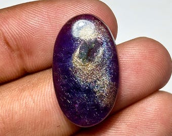 AAA Bloodshot Iolite Cabochon: Loose Gemstone (19-27mm)