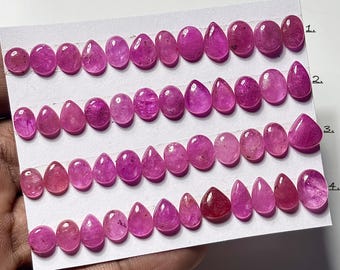 Thailand Ruby Cabochon, Loose Gemstone Jewelry Making, Mix Shape Stone