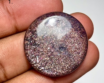 AAA-bloeddoorlopen iolietcabochon: losse edelsteen met gemengde vorm (28-42 mm)