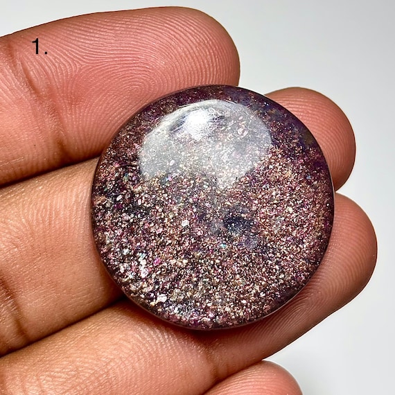 AAA Bloodshot Iolite Cabochon: Mix Shape Loose Gemstone (28-42mm)