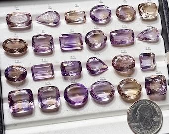 Ametrien gefacetteerde edelsteen: natuurlijke ametrisch losse cabochons voor het maken van sieraden