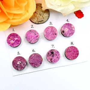 Pink Cobalt Calcite Druzy, Natural Calcite Gemstone, Cobalto For Jewelry Making, Cobalt Calcite Stone, Handmade Stone Cobalt Calcite Druzy