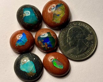 Mexican Cantera Opal Cabochon: Loose Gemstone (14-17mm) for Jewelry