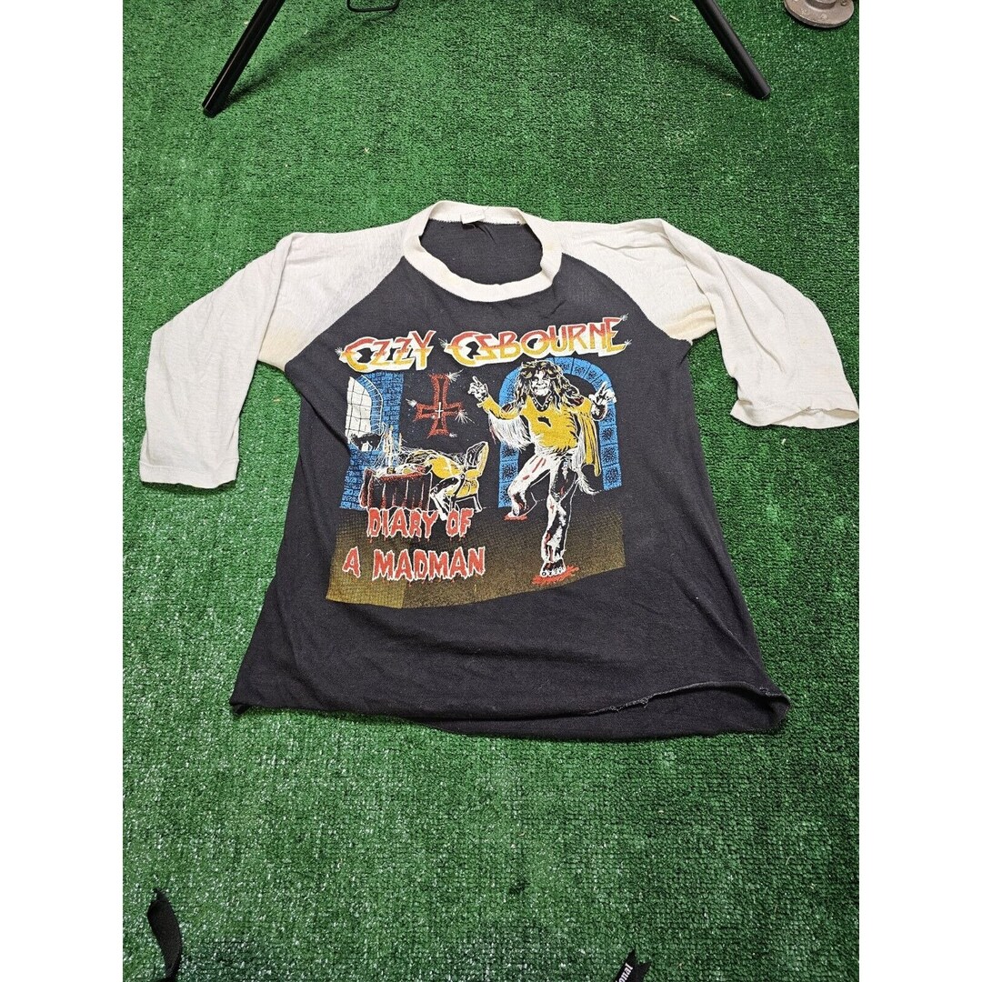 ozzy osbourne baseball shirt