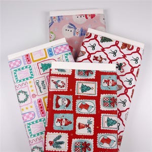 Deer Christmas Santa Claus Fabric, Christmas snowman Christmas decoration sreindeer Fabric quilting fabric, craft fabric, cotton fabric