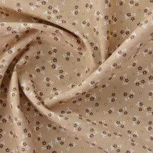 Small Fabric Pattern Small Print Fabric, Tiny Floral Fabric, Flower Cotton Fabric, Quilting ...