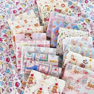 Cute Little Puppy Baby Animals Digital thin poplin Cotton Fabric - Children&#39;s Fabric, 100% Quilting Cotton Craft Fabric, Sewing, Dressmaking