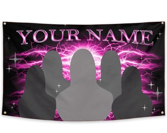 Custom Photo Flag, Bootleg Rap Banner - Personalized Wall Decor