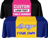 Custom Table Runner - Personalized With Logo Or Design, Polyester 30x72 Inch For Wedding, Business Party, Holiday Decor - View #10