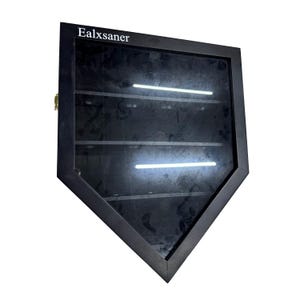Ealxsaner Baseball Display Case per 12 palle da baseball con cornice in legno Shadow Box