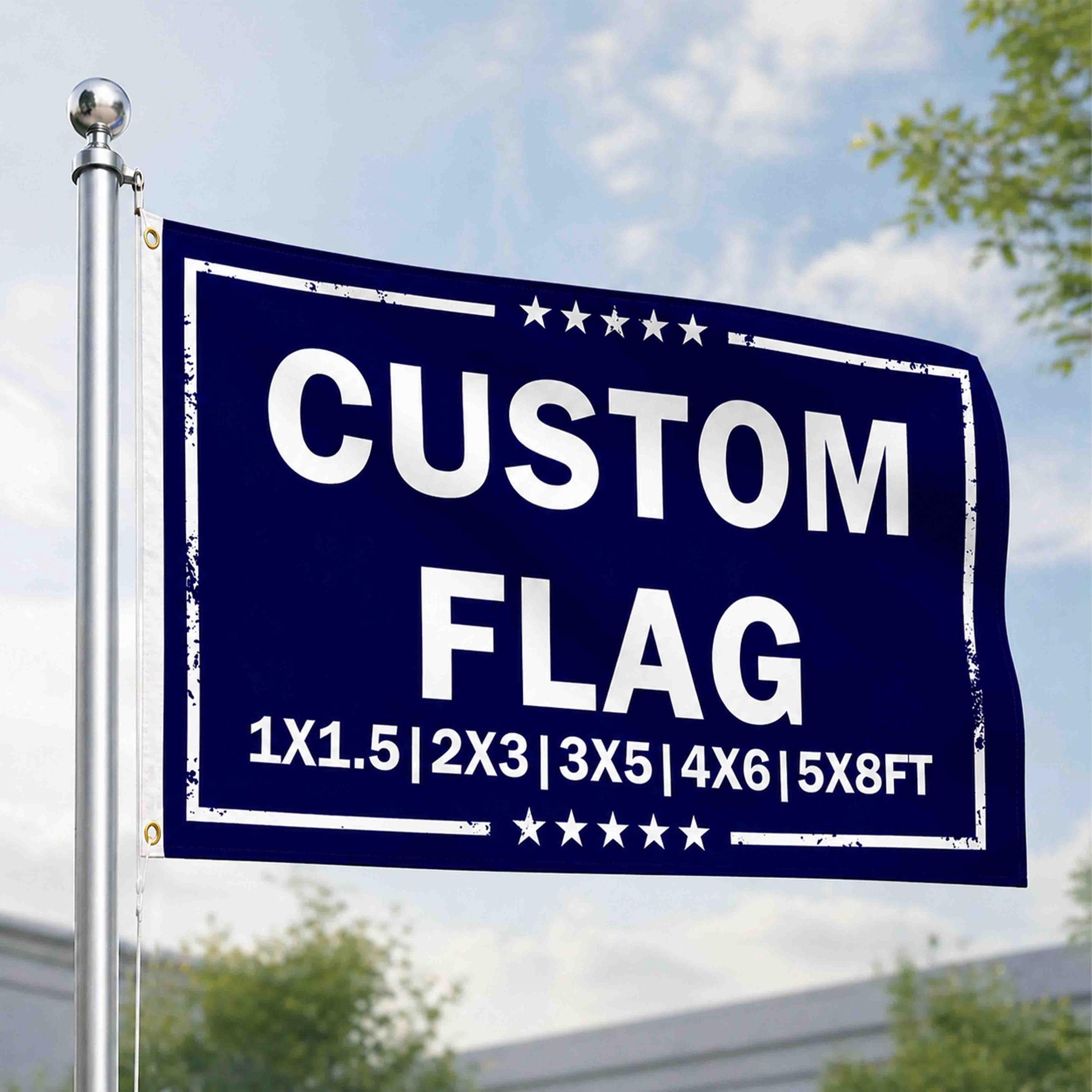 Personalized Custom Flag With Photo, Custom Image Banner, Polyester ...