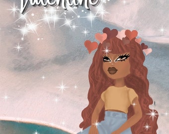 Custom Bratz-inspired Digital Portrait Personalized Cartoon