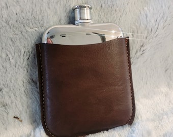 Custom Laser Engraved Whitehill 170ml Hip Flask with Both Funnel & Pouch