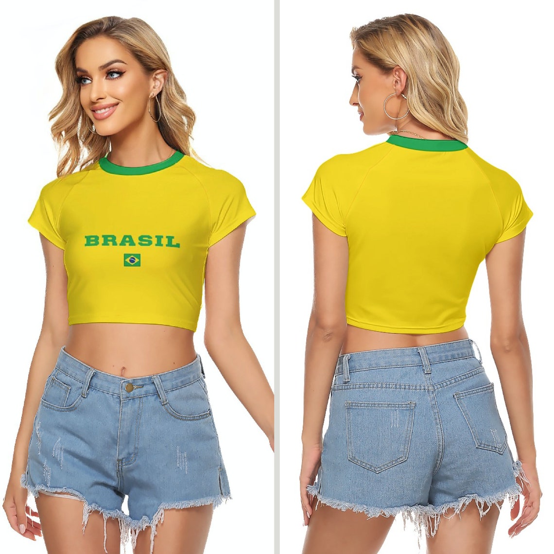 Brasil Crop Top Brasil Crop Top Brazil Crop Top Brazilian Etsy