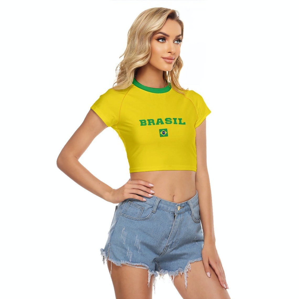 Brasil Crop Top Brasil Crop Top Brazil Crop Top Brazilian Etsy