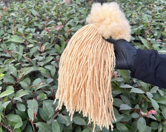 613 Blonde 0.2cm Micro Loc-Human Hair Sister Locs Extensions