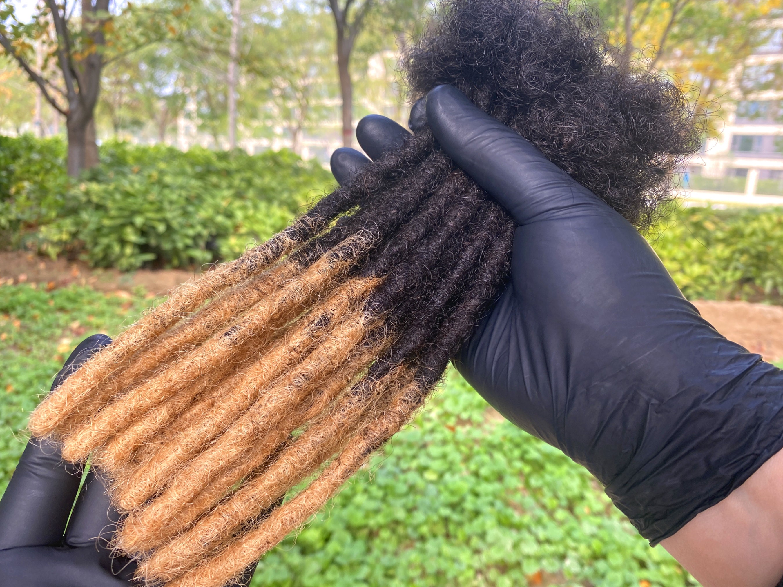 Blonde Loc Extensions v4