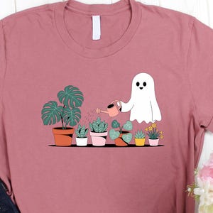 Ghost Plant Shirts Crazy Plant Lady TShirt, Ghost Plant Lady, Halloween Plants ,Ghost Plant Lady, Ghost Plant Shirts