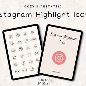 Instagram Highlight Icons | Digital Instagram icons | Instagram highlight covers