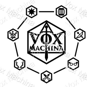 Archivos DnD svg, Dungeons and Dragons svg, D&D Vox Machina svg, Critical Role, DnD Shirt, Dungeons and Dragons shirt, Cricut svg, svg