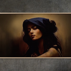 Samsung Frame TV art, Vintage Portrait of a Woman, Frame TV Art Home and Wall Décor Digital Download