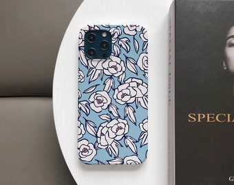 Flower Phone Case For iPhone 15 Pro Max 14 13 12 11 Case, Unique Design Flower iPhone 14 Pro Max Case Cover