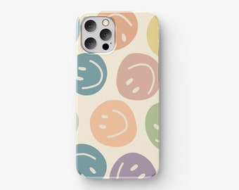 Smile Happy Face iPhone Case, iPhone 15 Pro Max Case, iPhone 14 Pro Case, iPhone 13 12 11 Pro Max Case