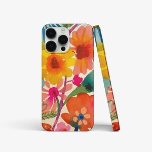 Oil Painting Style Flower Phone Case for iPhone 15 14 13 12 11 Pro Max Case, Cute iPhone 14 13 Plus Case Cover image 4