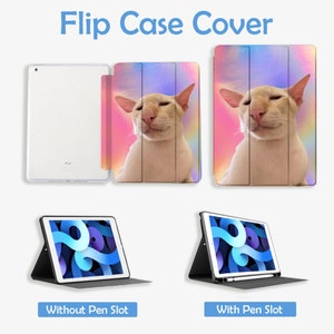 Customize Pet iPad Case with Pencil Holder, Pet Portrait for Photo, iPad Air 2 3 4 iPad 10.9 9.7 10.2 10.9 Pro 11 12.9 mini 6 Case Cover image 8