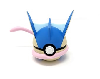 Greninja #0658 Themed Pokeball, 3D Printed, Pokemon Collectable