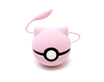 Mew #0151 Themed Pokeball, 3D Printed, Pokemon Collectable