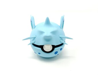 Nidoran #0029 Themed Pokeball, 3D Printed, Pokemon Collectable