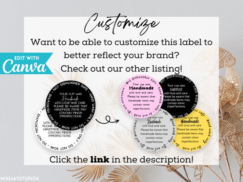 Care Instructions for Vinyl Mugs, Ready to Print, Png Pdf Tumbler Cup