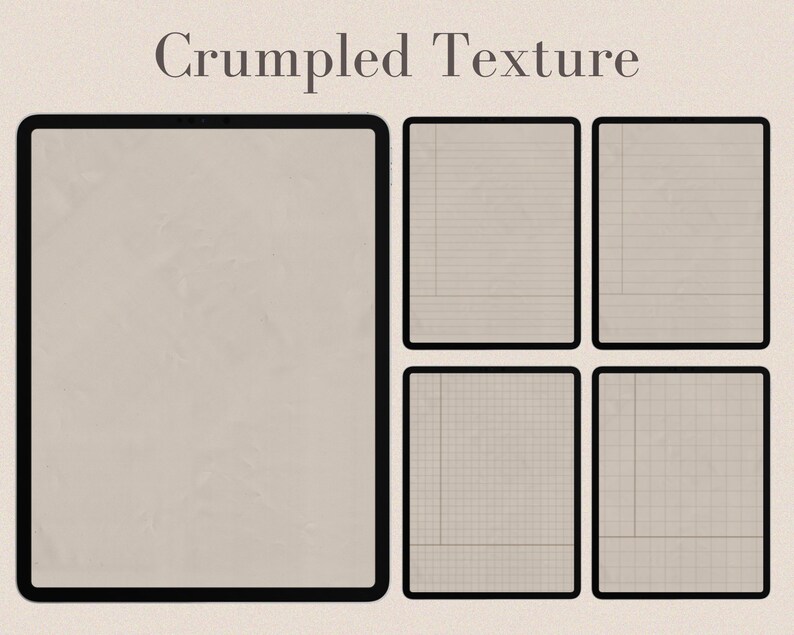 Neutral Paper Textured Note Templates For DIGITAL Note Taking, Goodnotes5, Notability, Realistic Paper Feel, Digital, Goodnotes6. image 7