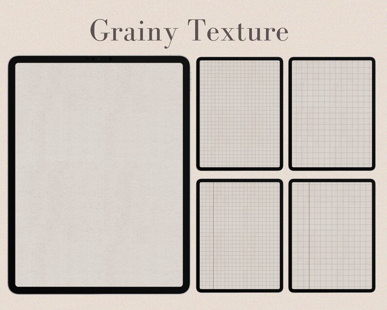 Neutral Paper Textured Note Templates For DIGITAL Note Taking, Goodnotes5, Notability, Realistic Paper Feel, Digital, Goodnotes6. image 6