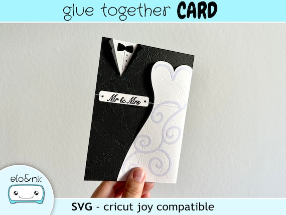 Wedding Card SVG File – Cricut Joy Compatible Invitation