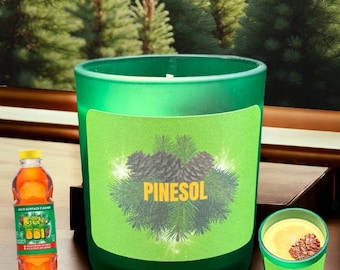 Pinesol type inspired  scented candle | soy wax candles | luxury candles | unique scents | fragrance oil | silicone molds