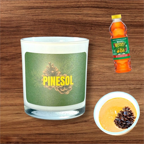 Pinesol type inspired  scented candle | soy wax candles | luxury candles | unique scents | fragrance oil | silicone molds