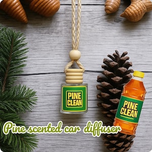 Pine clean  Inspired Car Diffuser: Natural Essential Oils