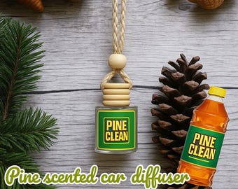 Pine clean  Inspired Car Diffuser: Natural Essential Oils