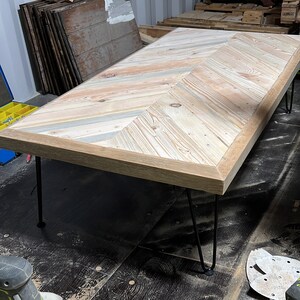 Reclaimed Pine and Oak Rustic Coffee Table - Etsy