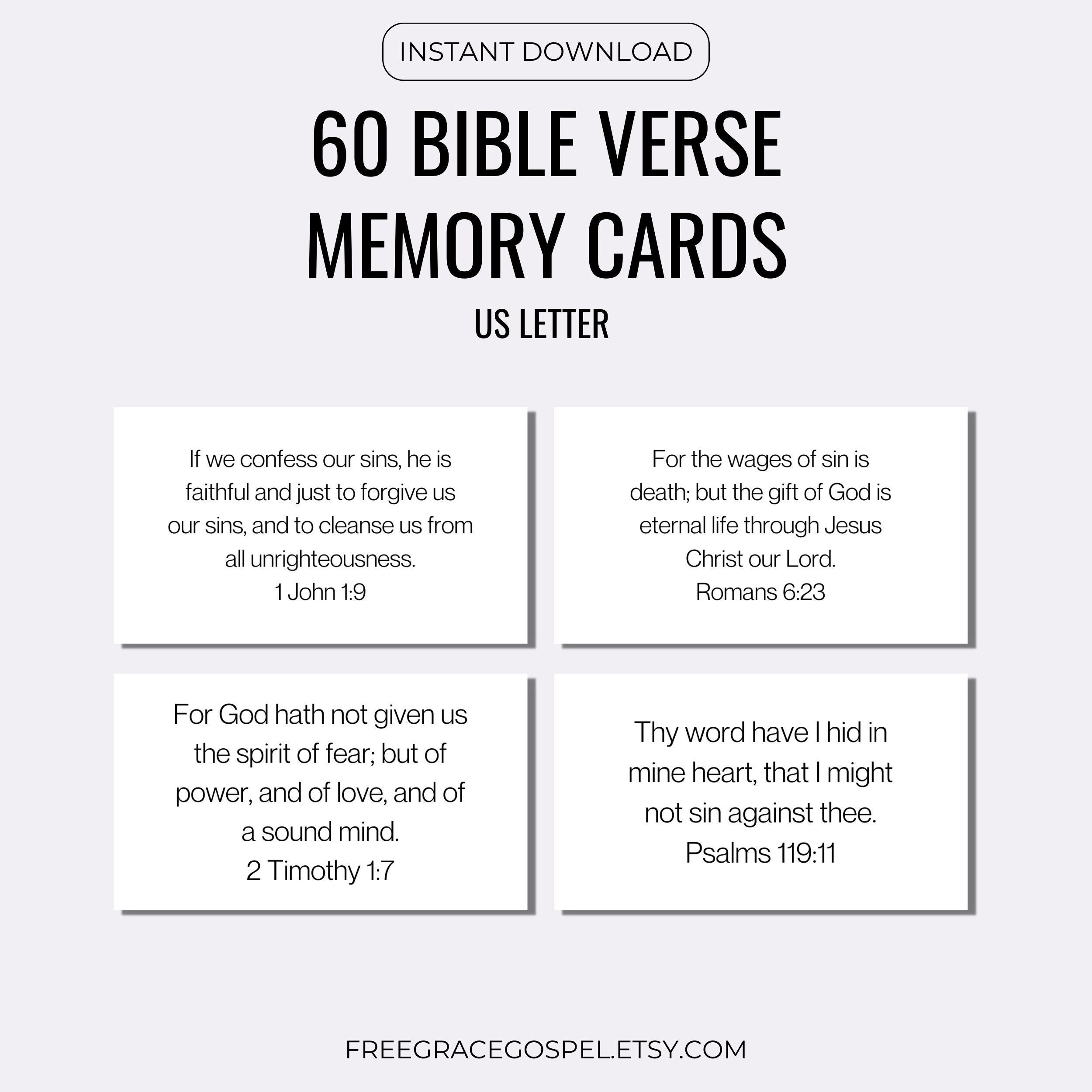  Kalan English Bible Verse Cards for Studying and Praying - Mini  Scripture Cards with Bible Verses for Everyone, Bible Study Supplies and  Prayer Reminders. : Toys & Games