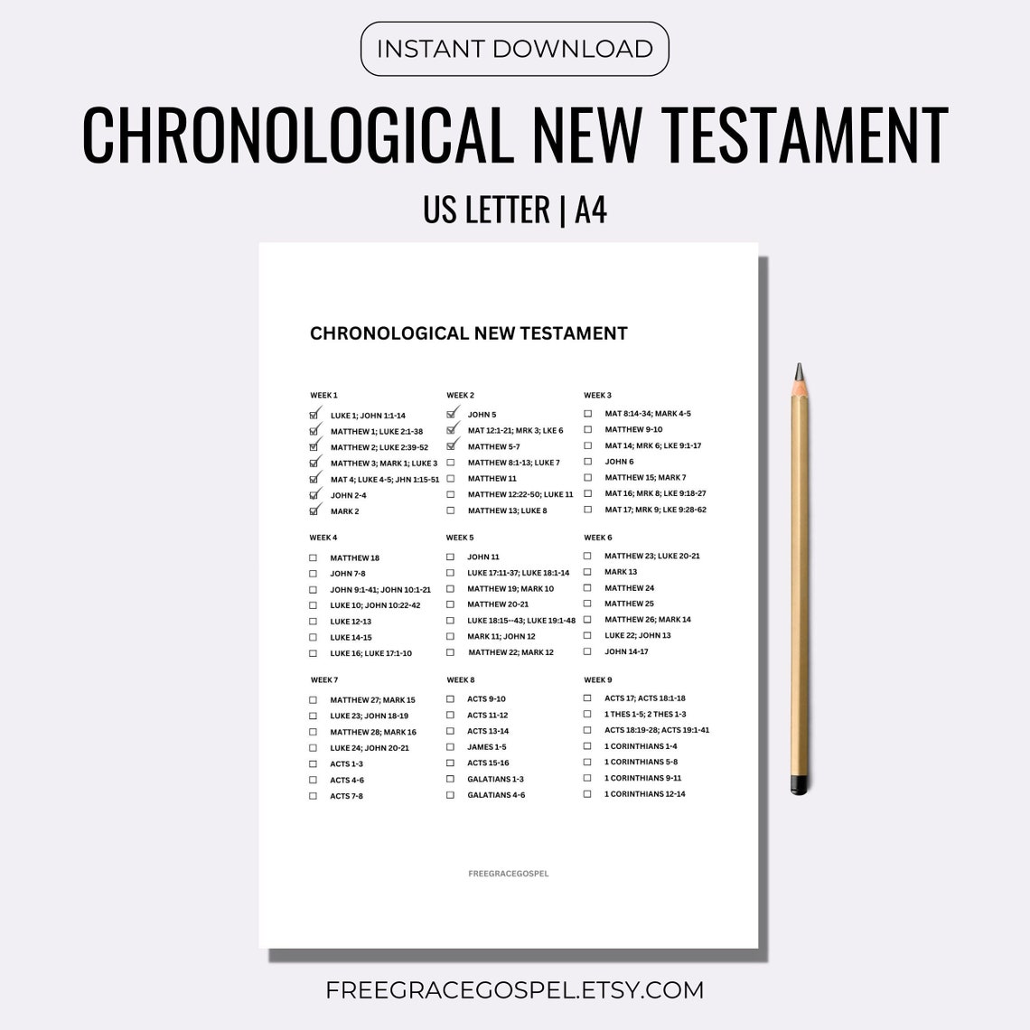 Chronological New Testament Bible Reading Plan, 90 Day Bible Reading ...